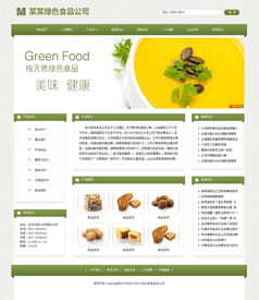 綠色食品公司儀器儀表企業(yè)網(wǎng)站建設(shè)策劃方案